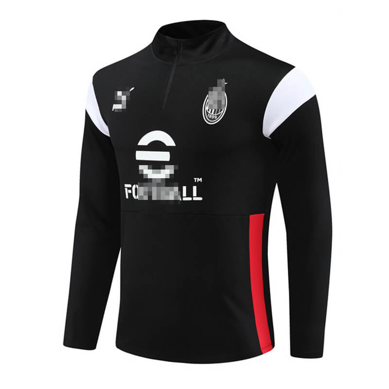 Sudadera de Entrenamiento AC Milan Negro/Blanco 2023/2024 